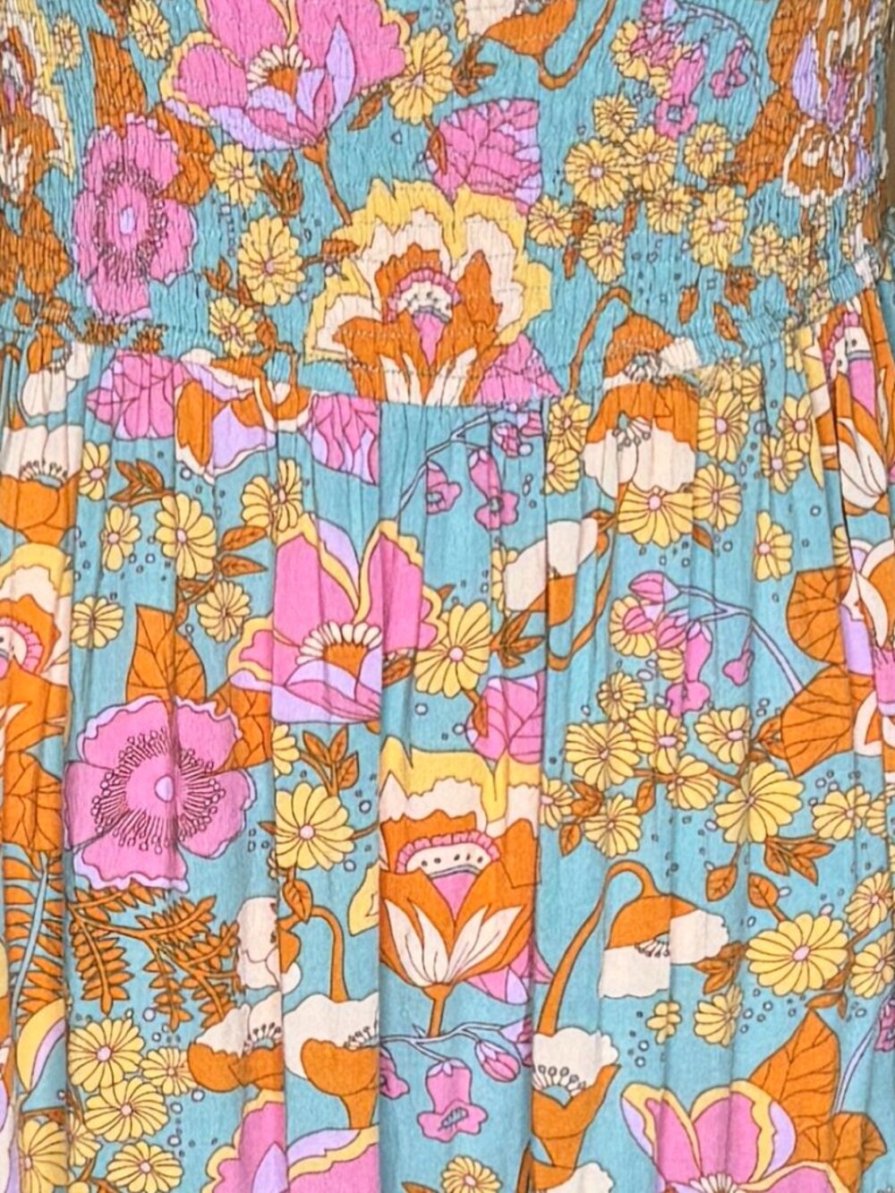 Like New, Papilion "Sage Maxi" Size L, Retro Print Maxi - Picture 8 of 10